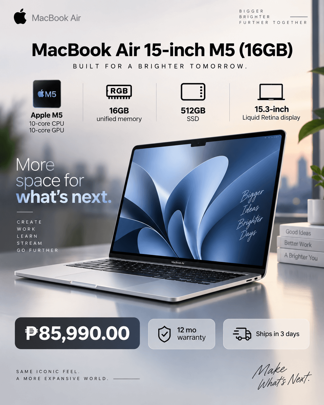 MacBook Air 15-inch M5 (16GB)